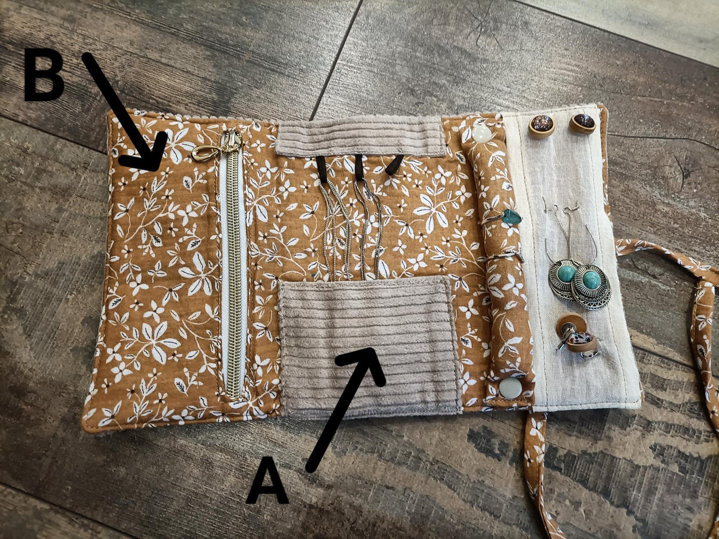 Personnaliser sa pochette à bijoux