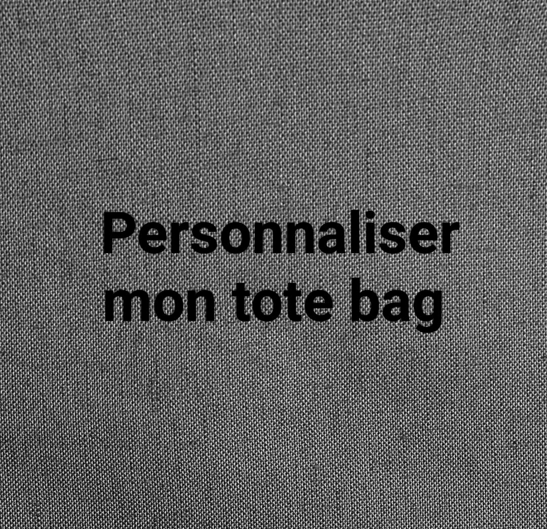 Personnaliser son tote bag