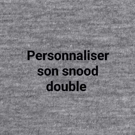 Personnaliser son snood double