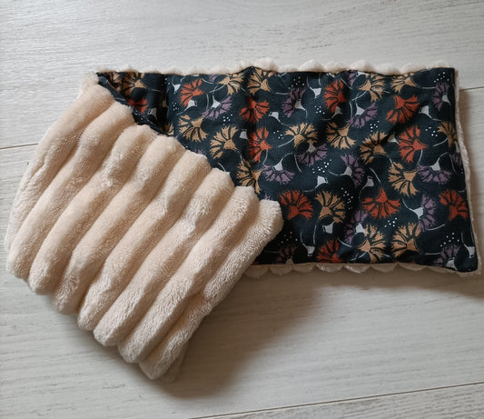 Bouillotte sèche cervicale avec sa housse lavable