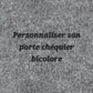 Personnaliser son porte-chéquier / Portefeuille bicolore